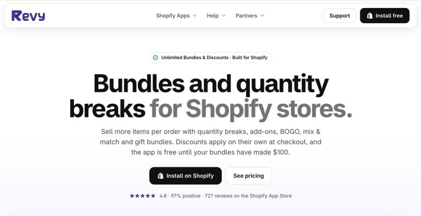 Unlimited Bundles & Discounts homepage