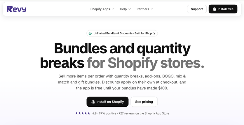 Unlimited Bundles & Discounts homepage