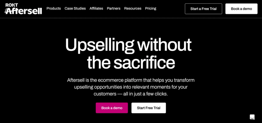 AfterSell homepage