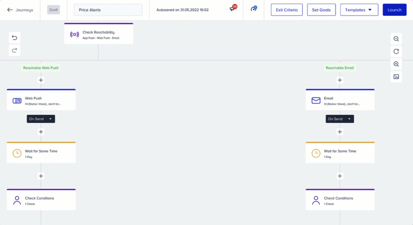 Insider's flow builder
