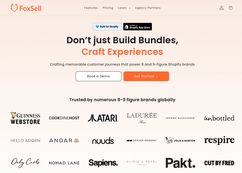 FoxSell homepage