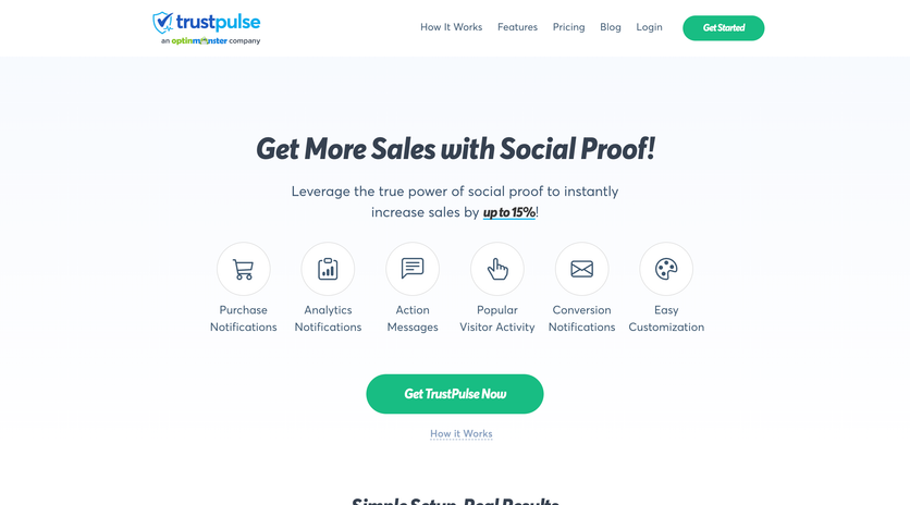 TrustPulse homepage