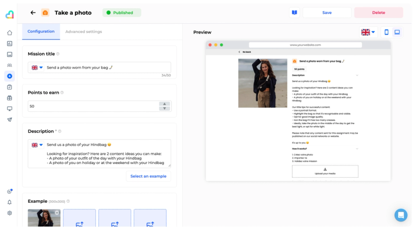 Loyoly mission configuration