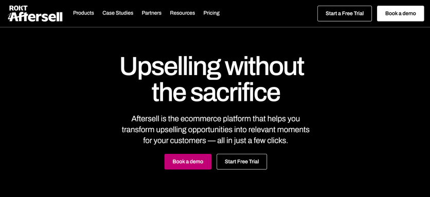 AfterSell homepage