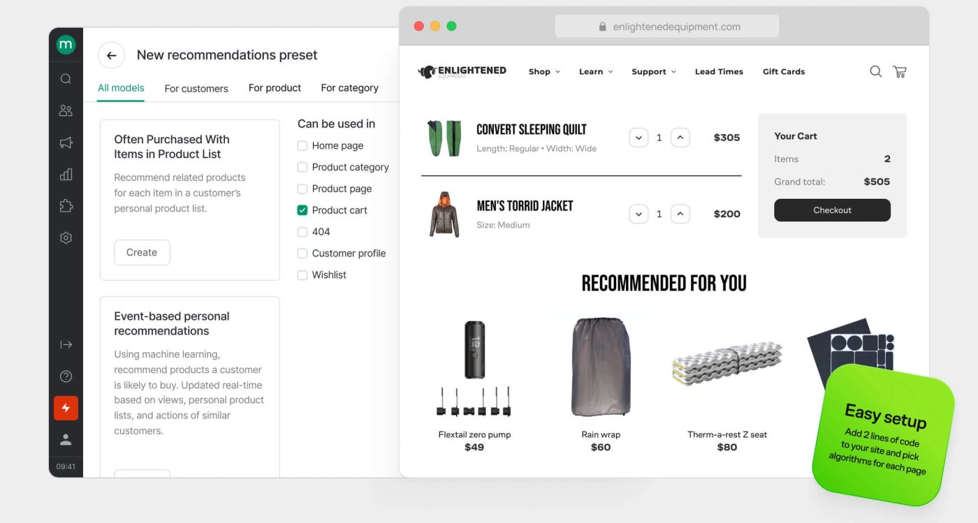 The Maestra platform interface