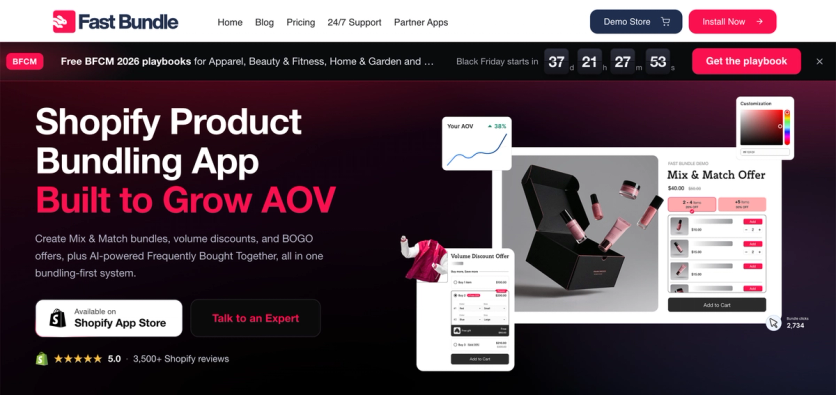 Fast Bundle homepage