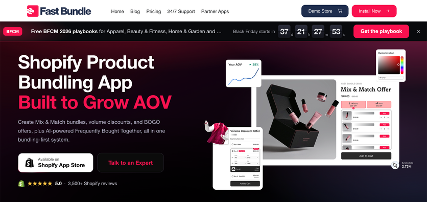 Fast Bundle homepage