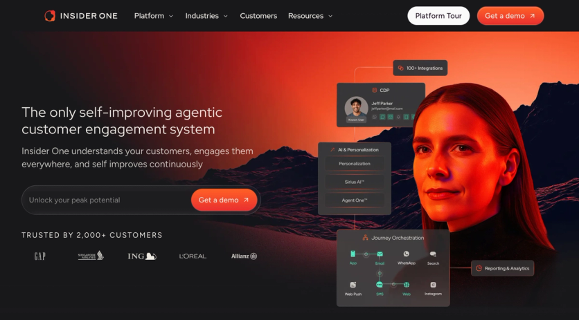 Insider One homepage