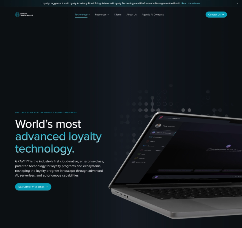 GRAVTY homepage