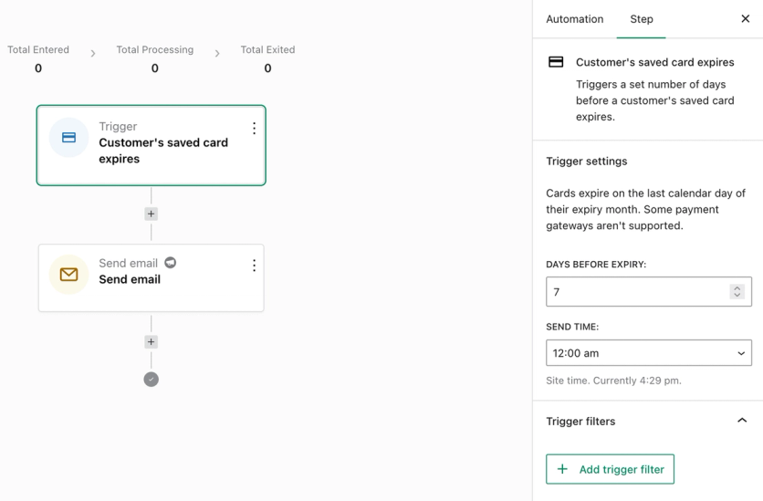 Building an automation in MailPoet