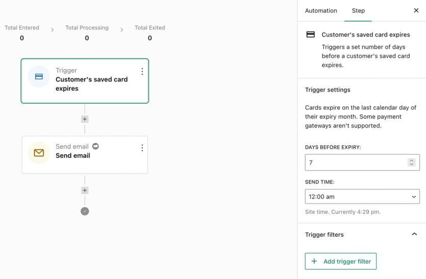 Building an automation in MailPoet
