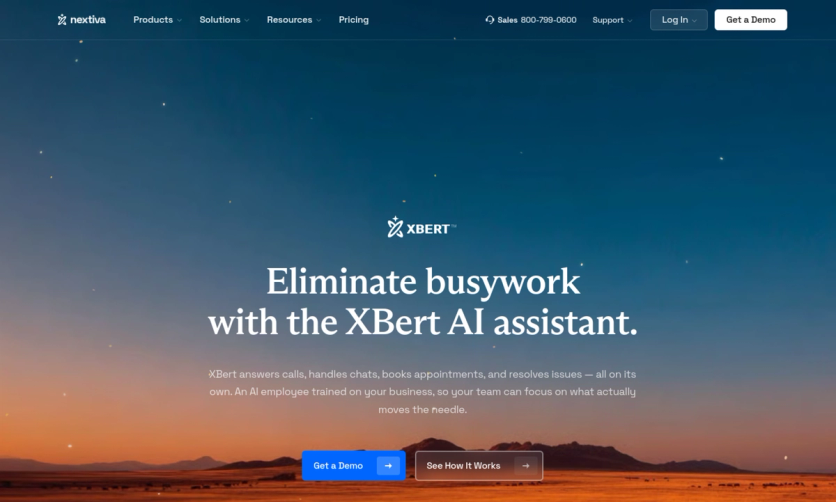 Nextiva XBert product page