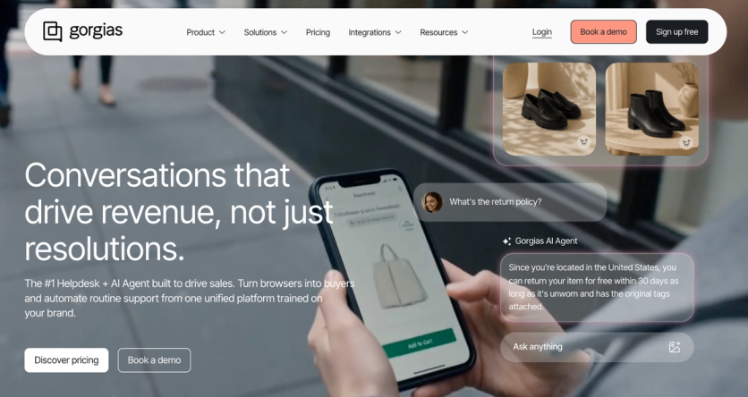 Gorgias homepage