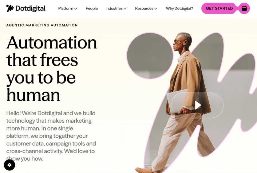 Dotdigital homepage