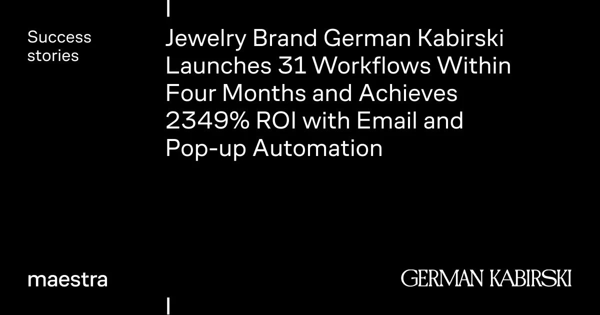 31 workflows in four months turned lead capture into a revenue channel (Maestra case study)