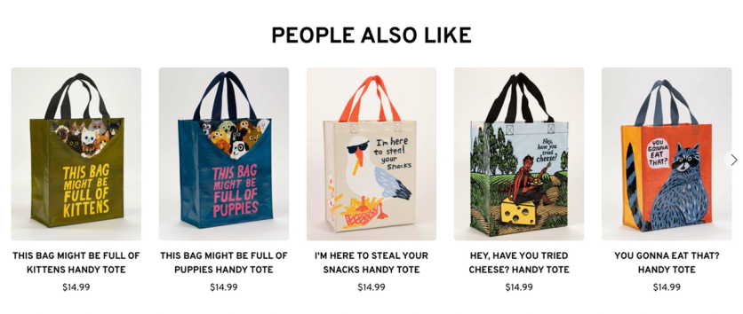 People Also Like recommendations