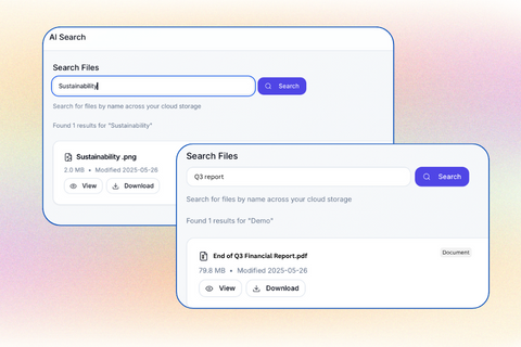 Semantic search illustration
