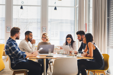 PR professionals shaping a story