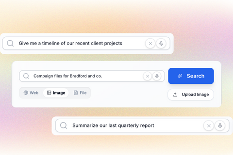 Agentic search illustration