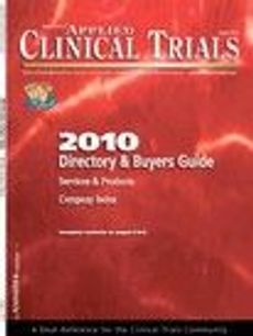 Applied Clinical Trials Digital Edition-08-01-2010