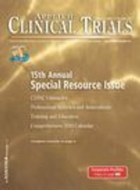 Applied Clinical Trials Digital Edition-12-01-2009