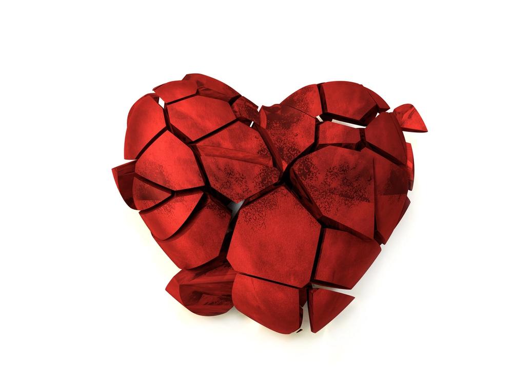 Image of a broken heart