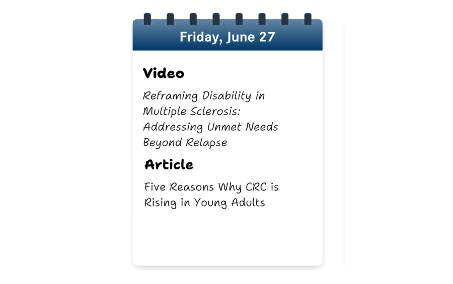 A list of upcoming articles on AJMC.com for the week of June 23, 2025.