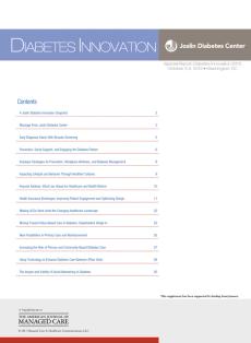Special Report: Diabetes Innovation 2013