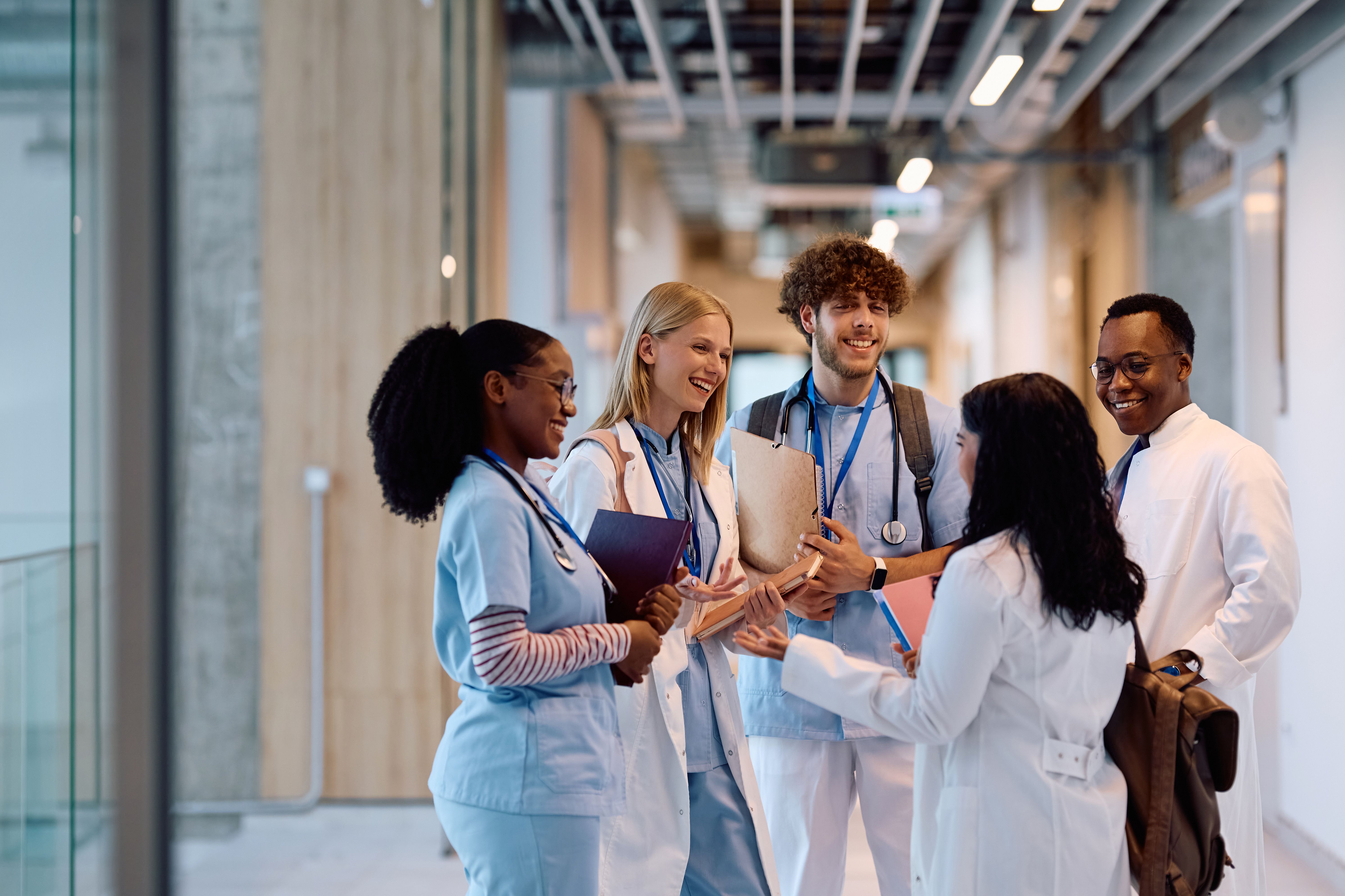 Diverse group of medical students | Image credit: Drazen – stock.adobe.com