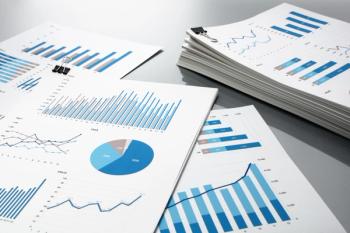 Preparing report, blue graphs. | Image Credit: tadamichi - stock.adobe.com