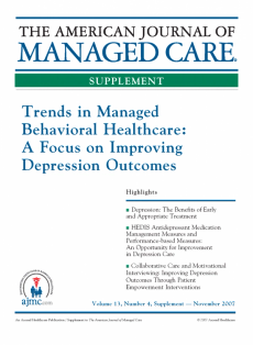 Trends in Managed Behavioral Healthcare: A Focus on Improving Depression Outcomes