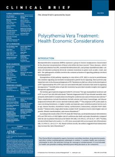 Polycythemia Vera Treatment: Health Economic Considerations