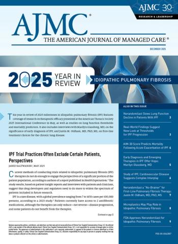 2025 Year in Review: IPF | Image credit: AJMC