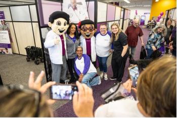 UPMC Health Plan mascots Will and Gabi greeted attendees. | Image Credit: © UPMC Health Plan