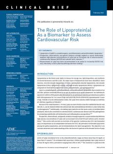 The Role of Lipoprotein(a) As a Biomarker to Assess Cardiovascular Risk