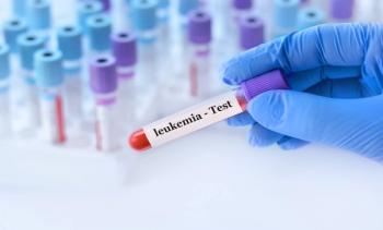 Doctor holding a test blood sample tube with leukemia test on the background of medical test tubes with analyzes | Image Credit: syhin_stas stock.adobe.com