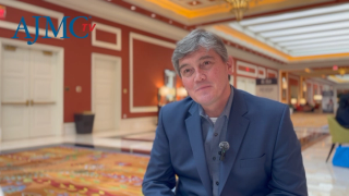 Shawn Griffin, MD, sitting for a video interview