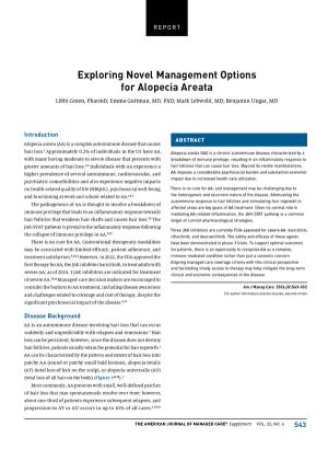 Exploring Novel Management Options for Alopecia Areata