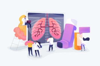 Patient suffering from allergic asthma symptoms. Pneumonia treatment. Obstructive pulmonary disease, chronic bronchitis, emphysema concept | Visual Generation - stock.adobe.com