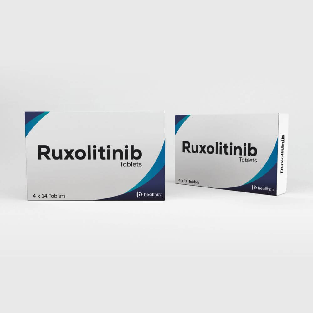 Ruxolitinib is a kinase inhibitor approved for PV in 2014, and then cGVHD in 2021 | image credit: healthizalife.com