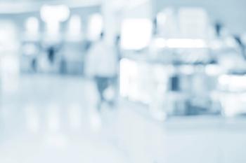 blurred medical setting
