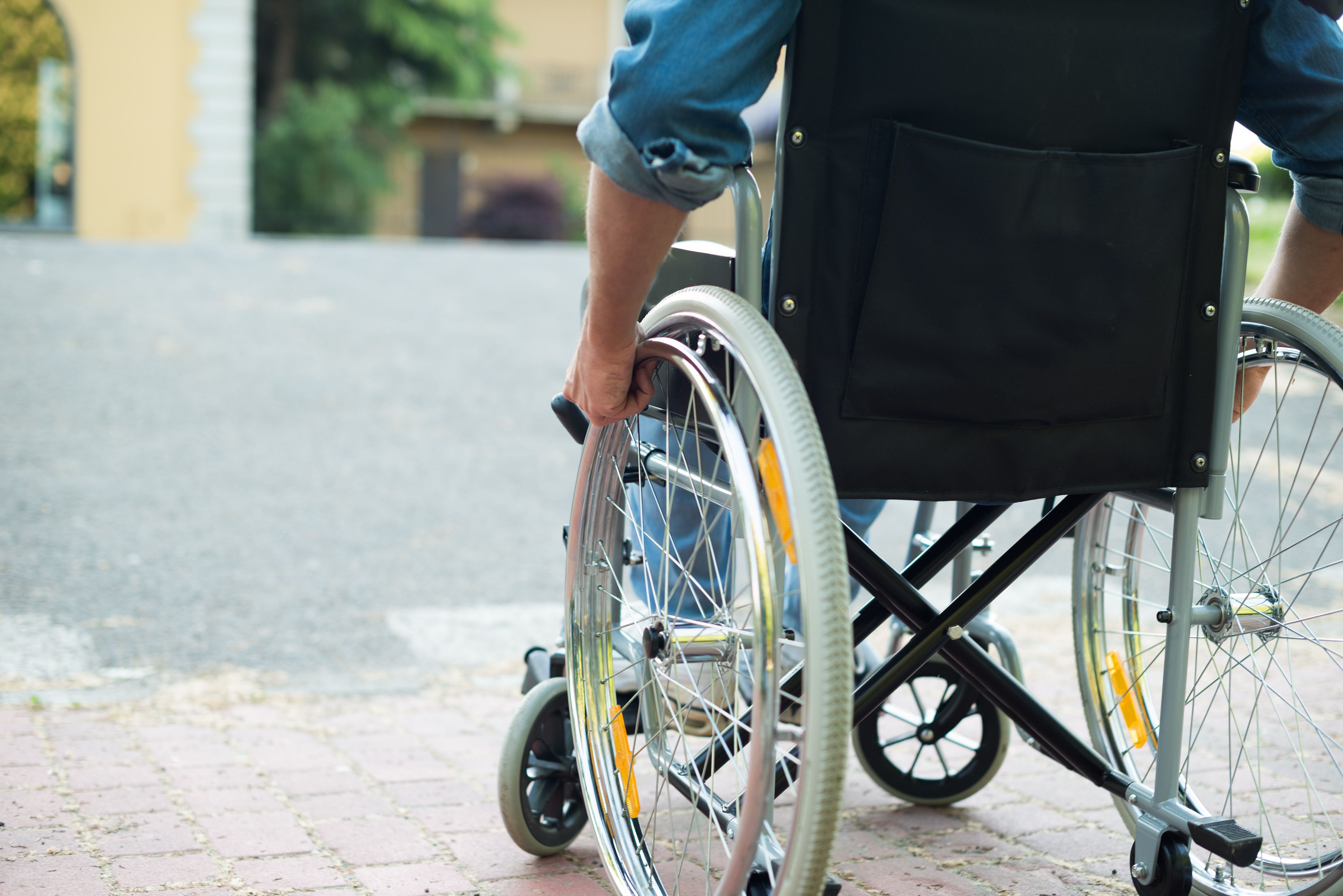 Man in wheelchair