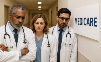 Diverse docs leaving Medicare | Image Credit Maggie-sora.chatgpt.com