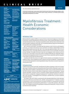 Myelofibrosis Treatment: Health Economic Considerations