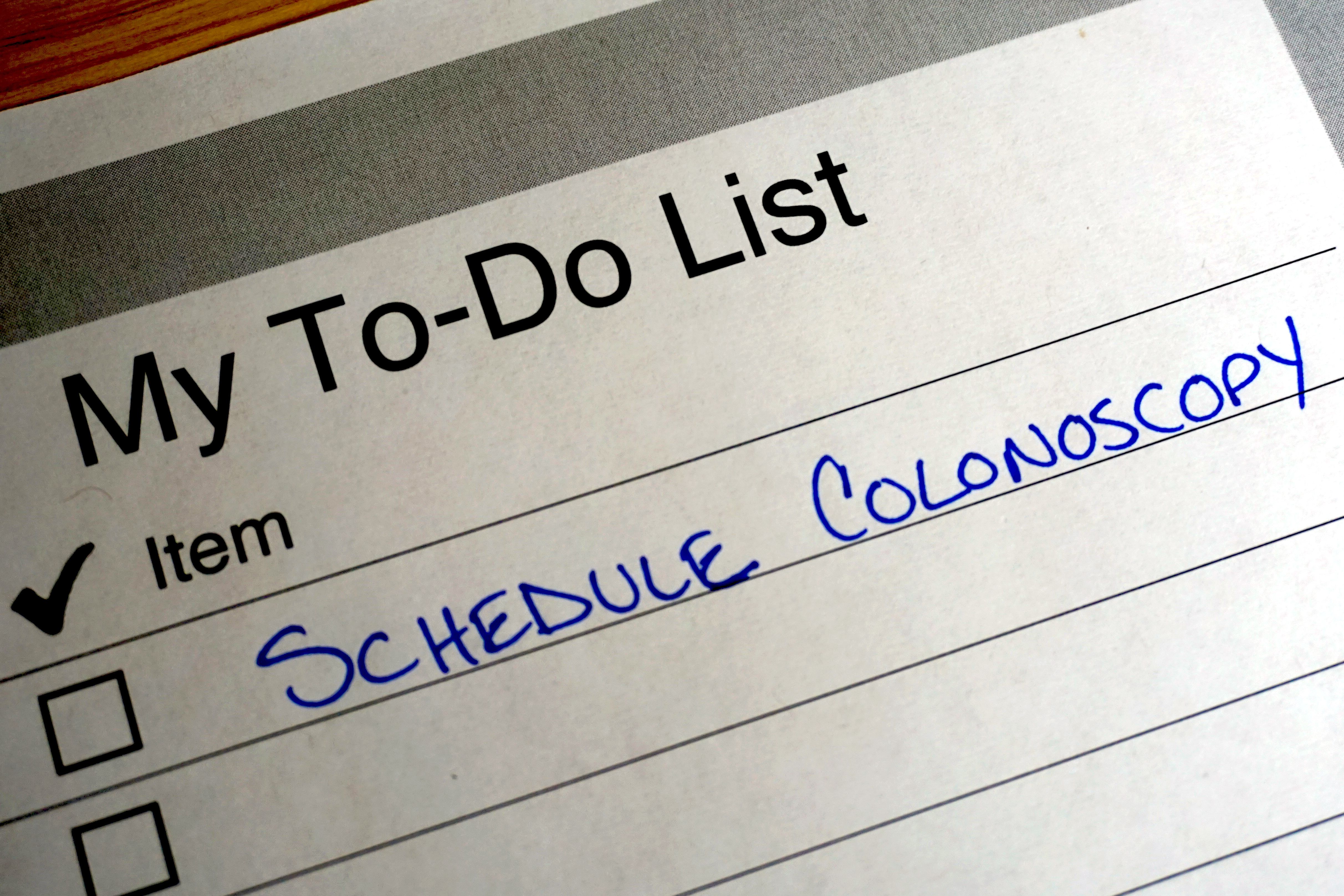 Colonoscopy on to-do list | Image Credit: MKPhoto - stock.adobe.com