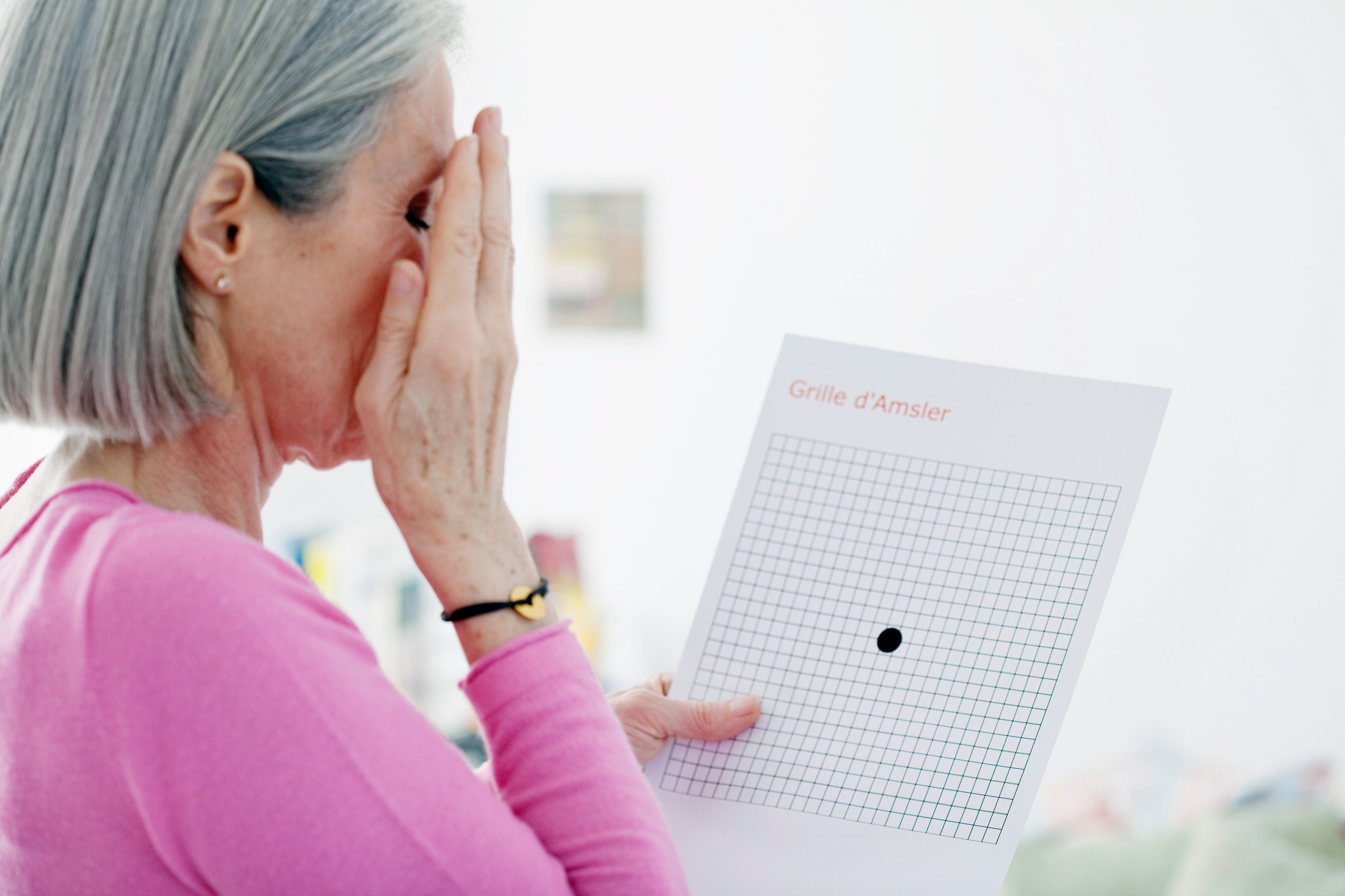 Woman with AMD test | Image credit: RFBSIP - stock.adobe.com