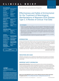 Effectiveness and Safety of Arimoclomol for the Treatment of Neurological Manifestations of Niemann-Pick Disease Type C: A Review of Clinical Trial Data
