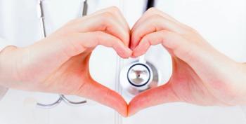 doctor making hand heart 