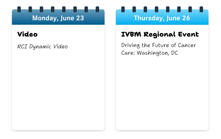 A list of upcoming articles on AJMC.com for the week of June 23, 2025.
