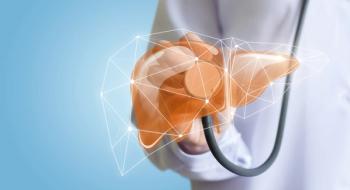 doctor checking liver